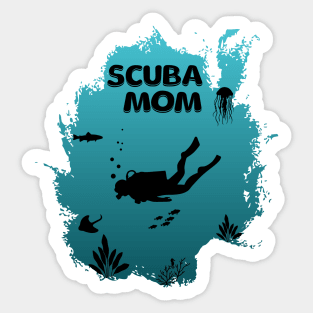 Scuba Mom Sticker